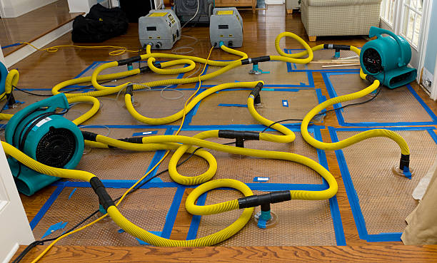 Professional Water Damage Restoration technician working in Rome, NY
